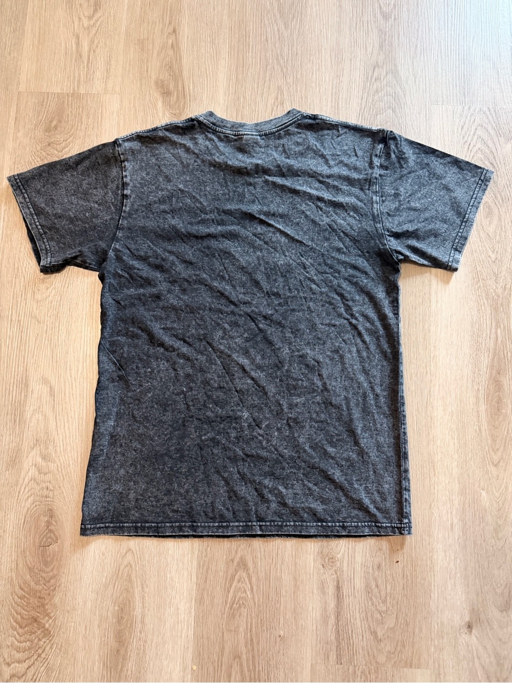 Drake Graphic Acid Wash Tee | Vintage Style Black Streetwear T-Shirt - Picture 6 of 7
